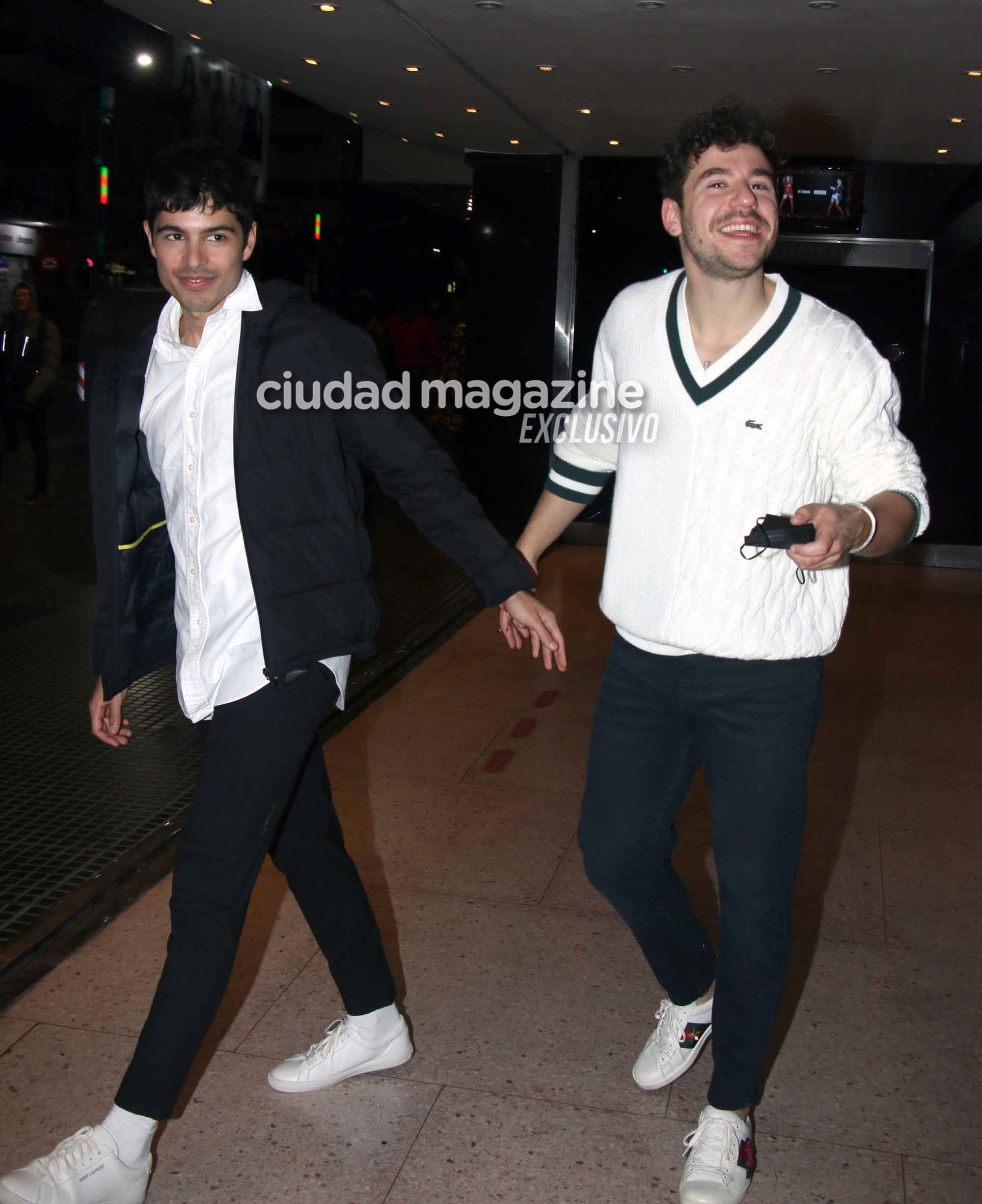 Fernando Dente y su novio, Nicolás Di Pace, protagonistas de La fiesta de los chicos (Fotos:  Movilpress).