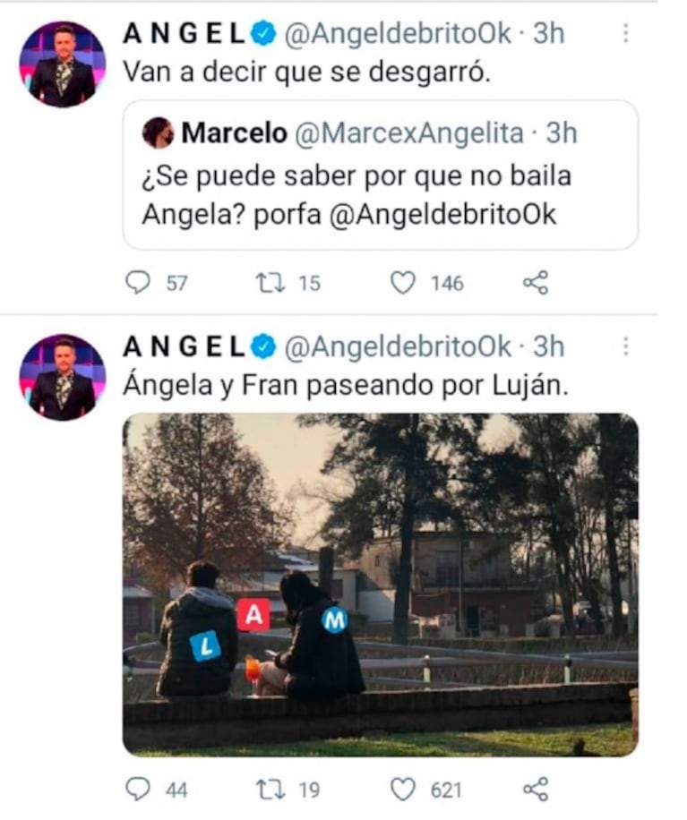 Filosa acusación de Ángel de Brito tras el pedido de Ángela Leiva de no bailar el caño en La Academia: "Va a simular un desgarro"