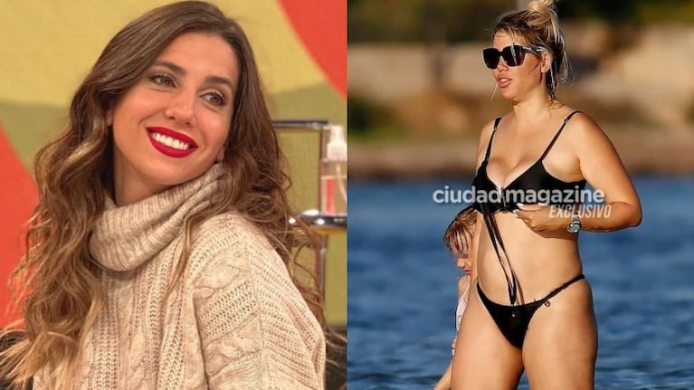 Firme mensaje de Cinthia Fernández a Wanda Nara tras sus fotos en Ibiza (Fotos: Web y Ciudad Magazine)