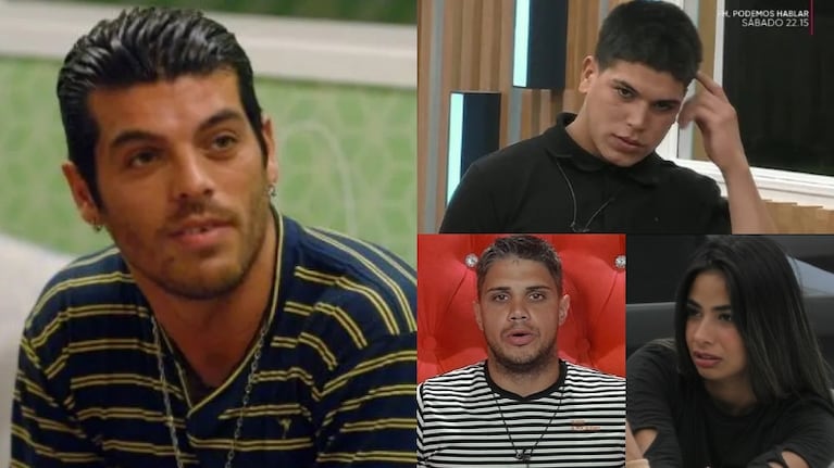 Firme postura de Cristian U. sobre la decisión de Thiago de no salvar a Daniela de la placa de nominados de Gran Hermano (Fotos: Web)