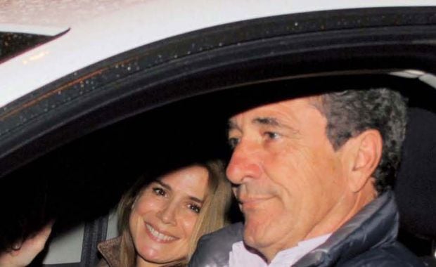 Flavia Palmiero y Luis Scalella, juntos. (Foto: revista Paparazzi)