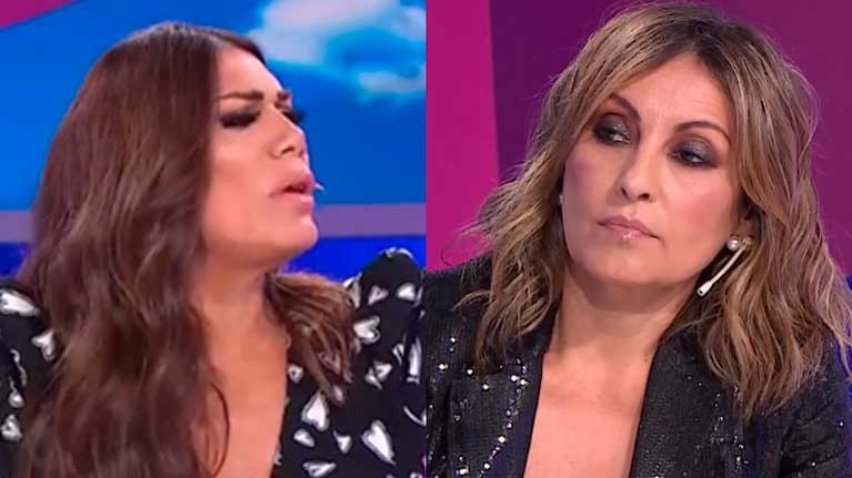 Flor de la Ve y Marcela Tauro en Intrusos.