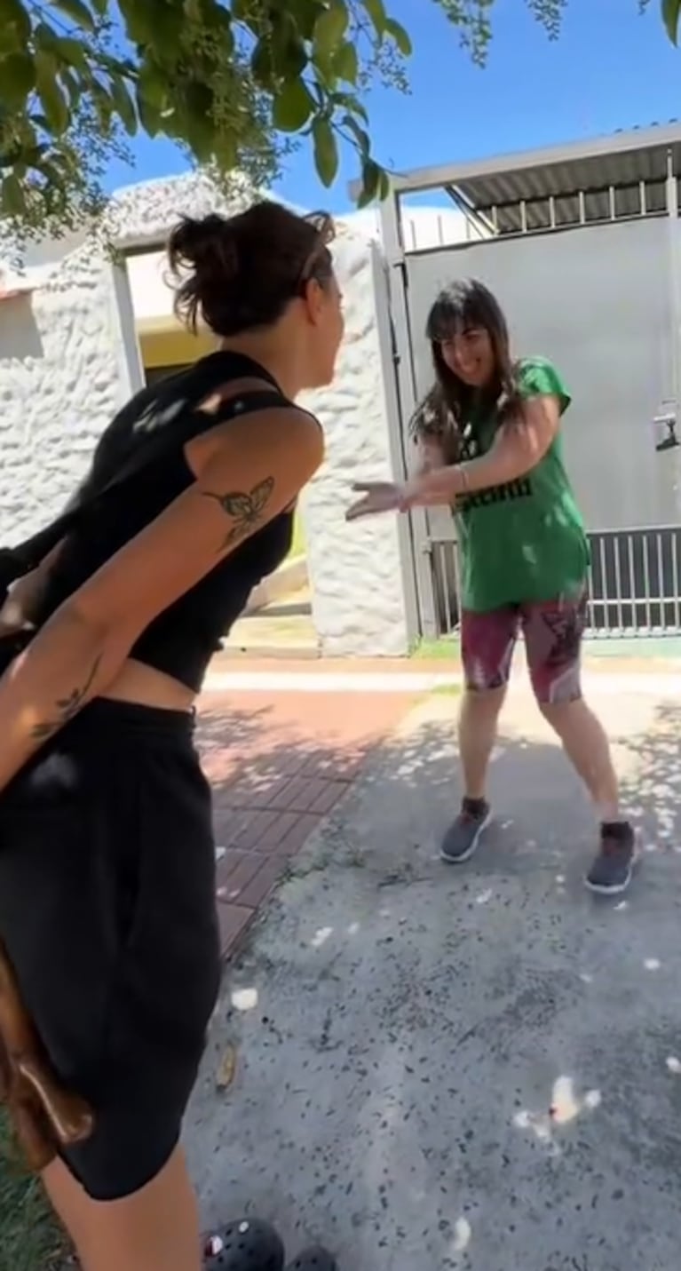 Flor Jazmín Peña compartió el emotivo video de la sorpresa a su hermana en su cumpleaños