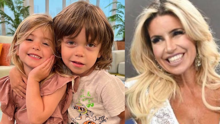 Flor Peña compartió las fotos más lindas de su hijo más chico con la nena de Jesica Cirio.