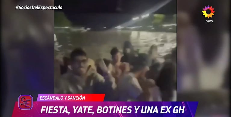 Flor Regidor, otra vez envuelta en una polémica. Captura de imagen del video subido por Socios del espectáculo.