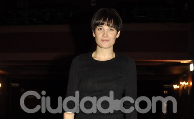 Flor Torrente, en la presentación de La Casa de Bernarda Alba (Foto: Jennifer Rubio). 