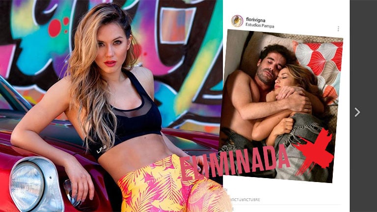 Flor Vigna explicó el motivo por el que borró su foto en la cama con Cabré: Me lo pidieron de muy mal modo