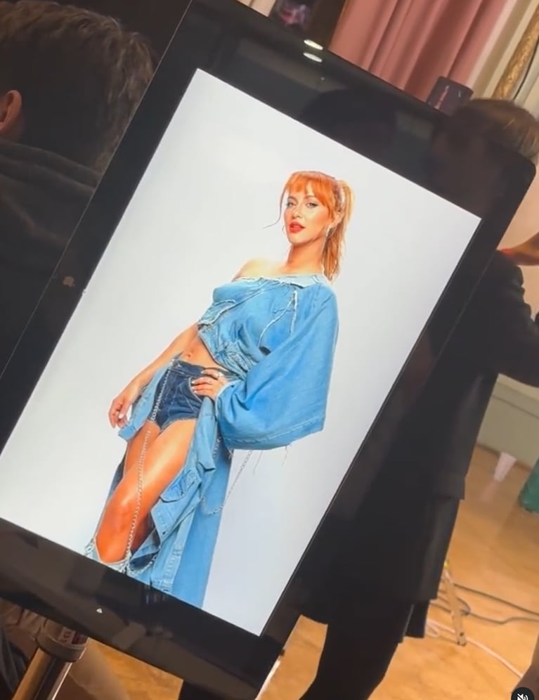 Flor Vigna mostró cómo hizo el llamativo outfit total denim que lució en la foto del Bailando 2023