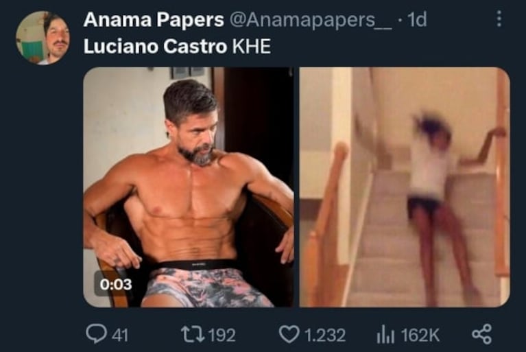 Flor Vigna reaccionó contundente a los memes de Luciano Castro por sus fotos en ropa interior