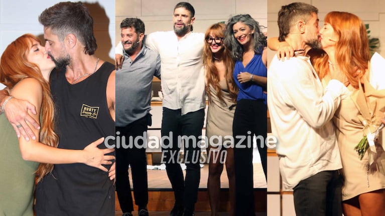 Flor Vigna y Luciano Castro, amor arriba y abajo del escenario (Fotos: Movilpress)