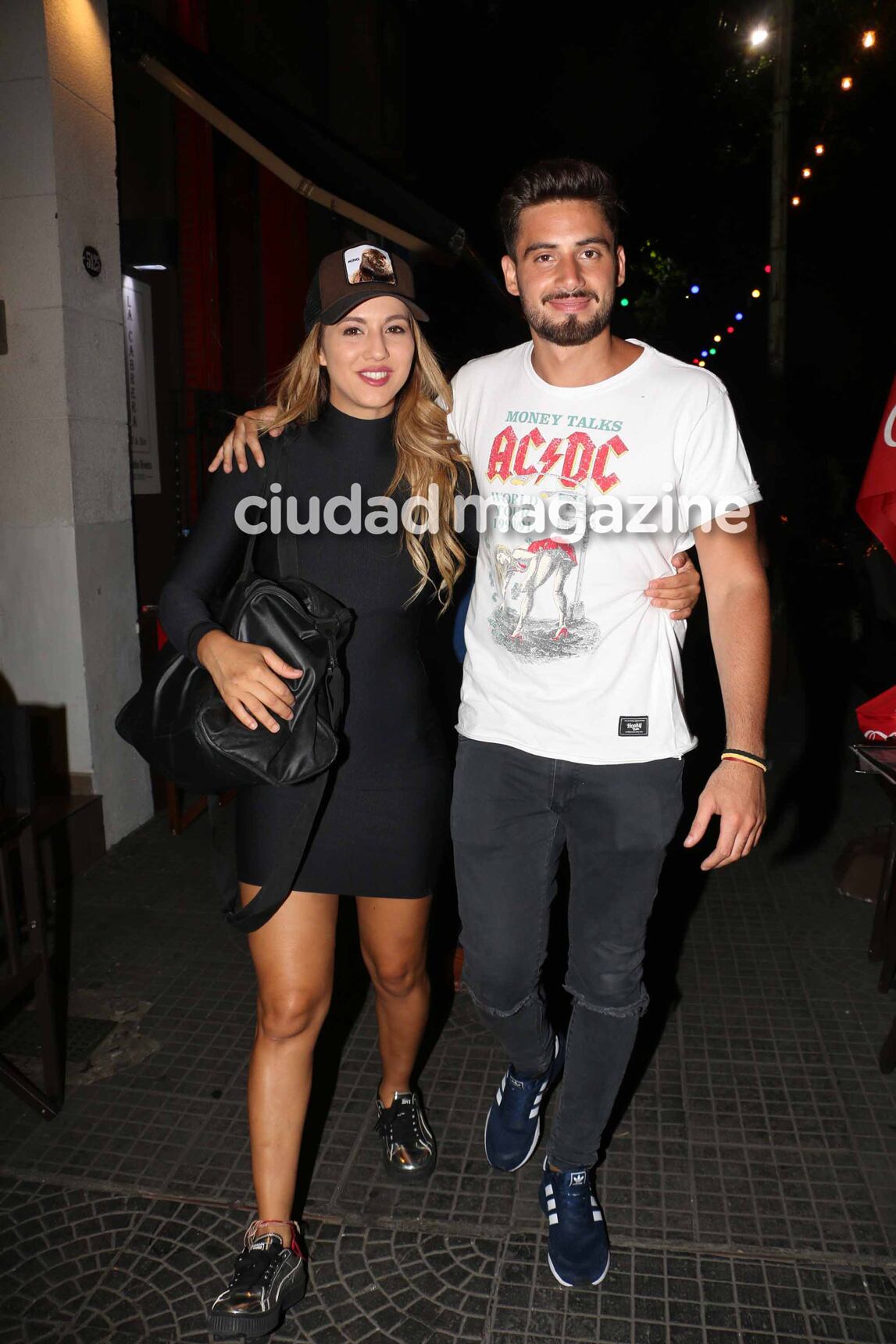 Flor Vigna y Nicolás Occhiato en el estreno de Una semana nada más. (Fotos: Movilpress)