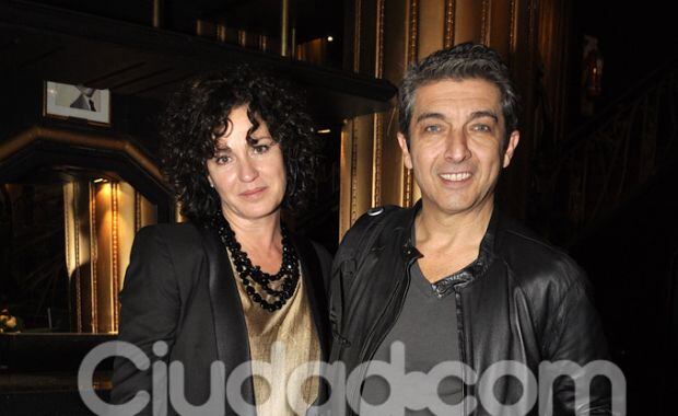 Florencia Bas apoyó a Ricardo en el estreno de la obra  (Foto: Jennifer Rubio). 