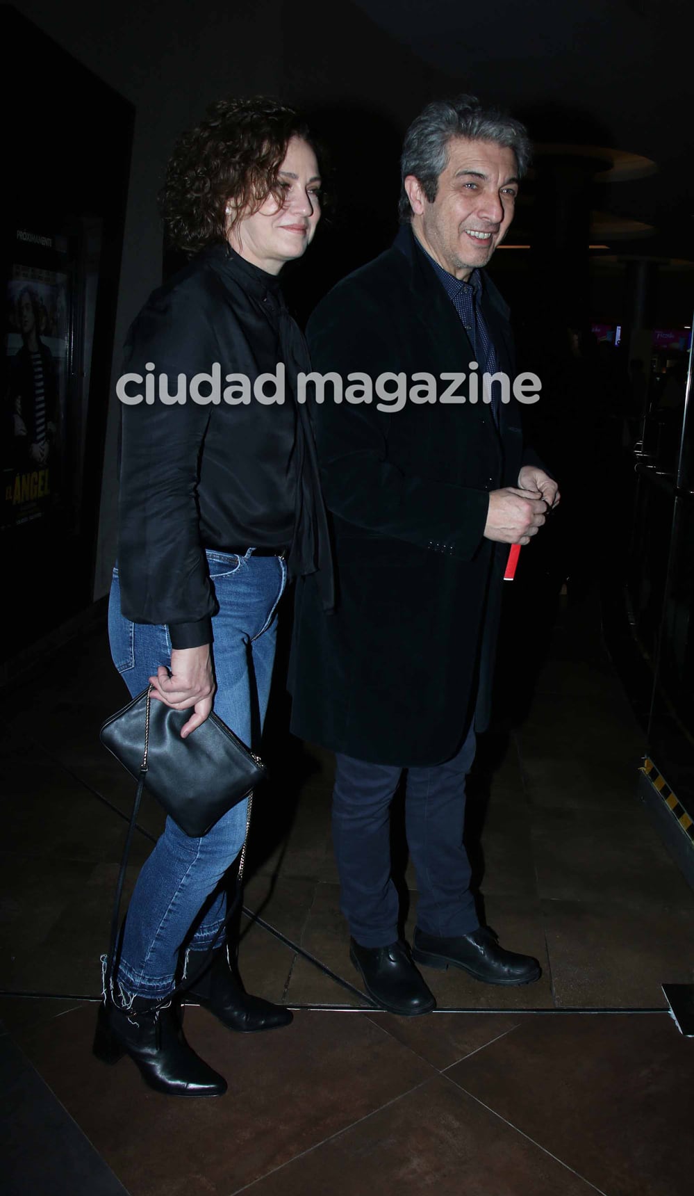 Florencia Bas y Ricardo Darín en la avant premier de El Ángel (Foto: Movilpress)