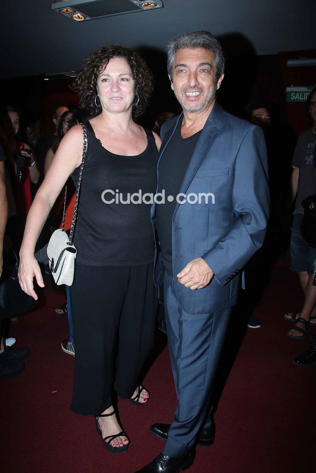 Florencia Bas y Ricardo Darín en la avant premiere de Nieve Negra. (Foto: MovilPress - Ciudad.com)