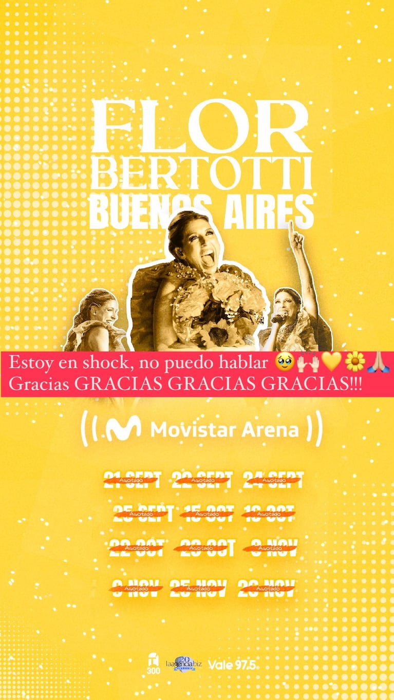 Florencia Bertotti y sus shows agotados de Floricienta.