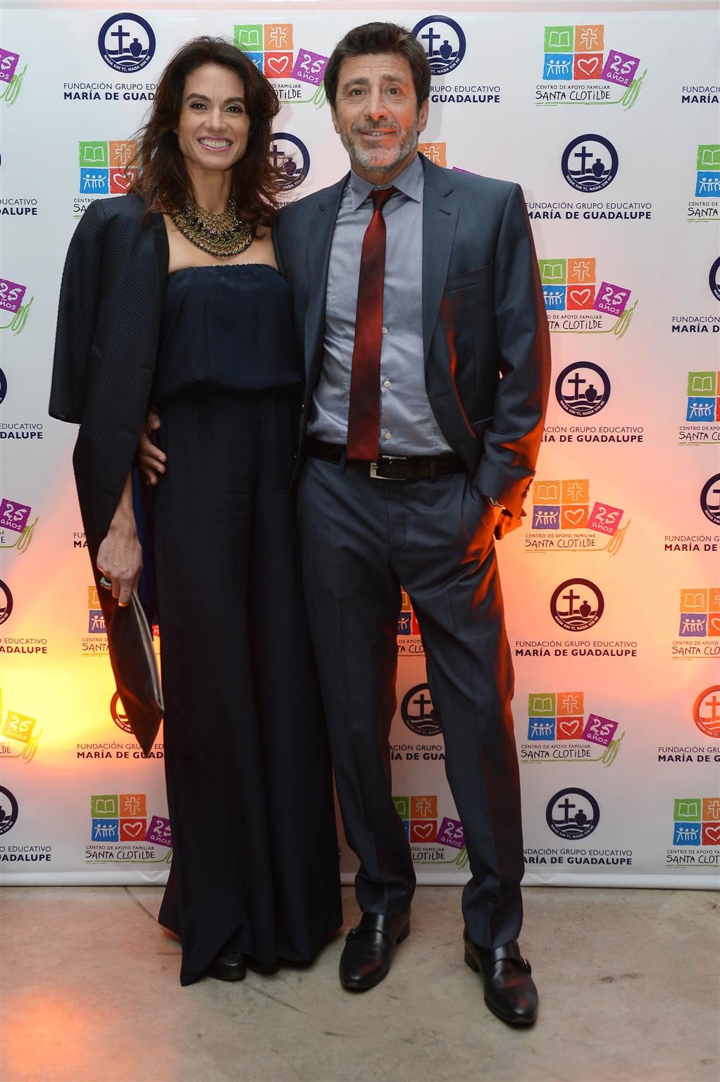 Florencia Raggi y Nico Repetto en medio del evento solidario.  (Foto: Red Carpet Agency)