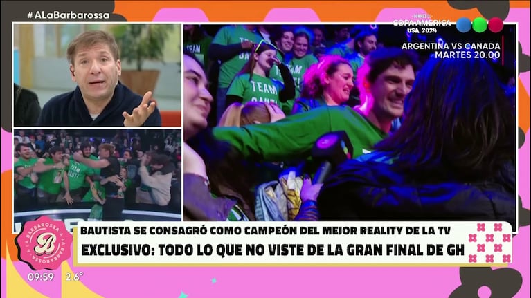 Foto: Captura (Telefe)