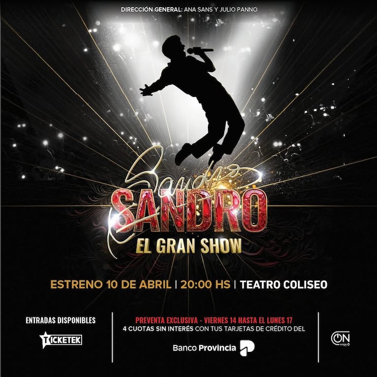 Foto: @sandroelgranshow