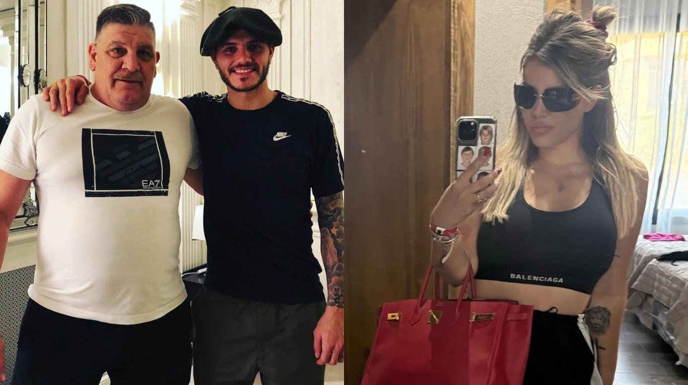 Fotos: Instagram (@juanicardi y @wanda_nara)