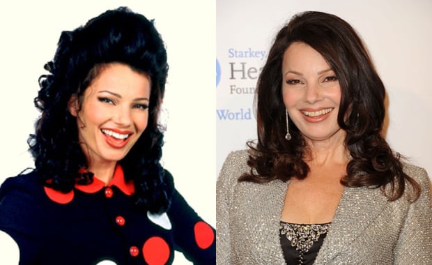 Fran Drescher, protagonista de La Niñera y una foto tomada en 2011 (Fotos: Web). 