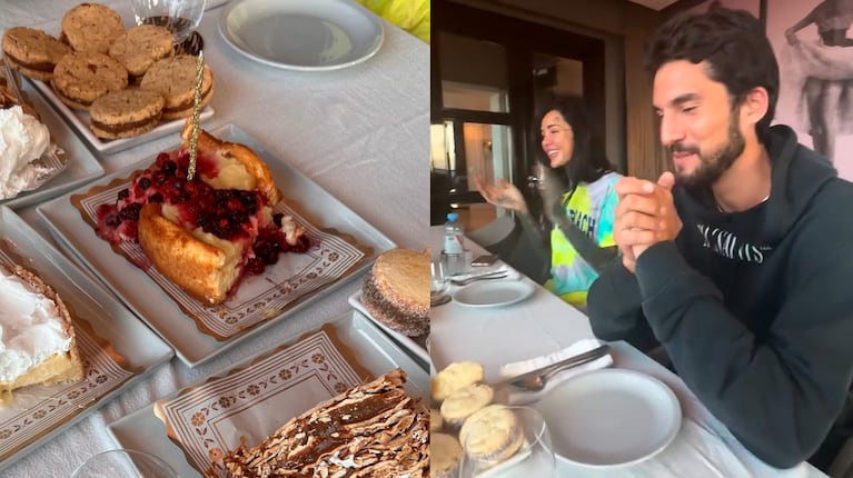 Fran sopló las velitas en familia. Foto: IG |marcelotinelli