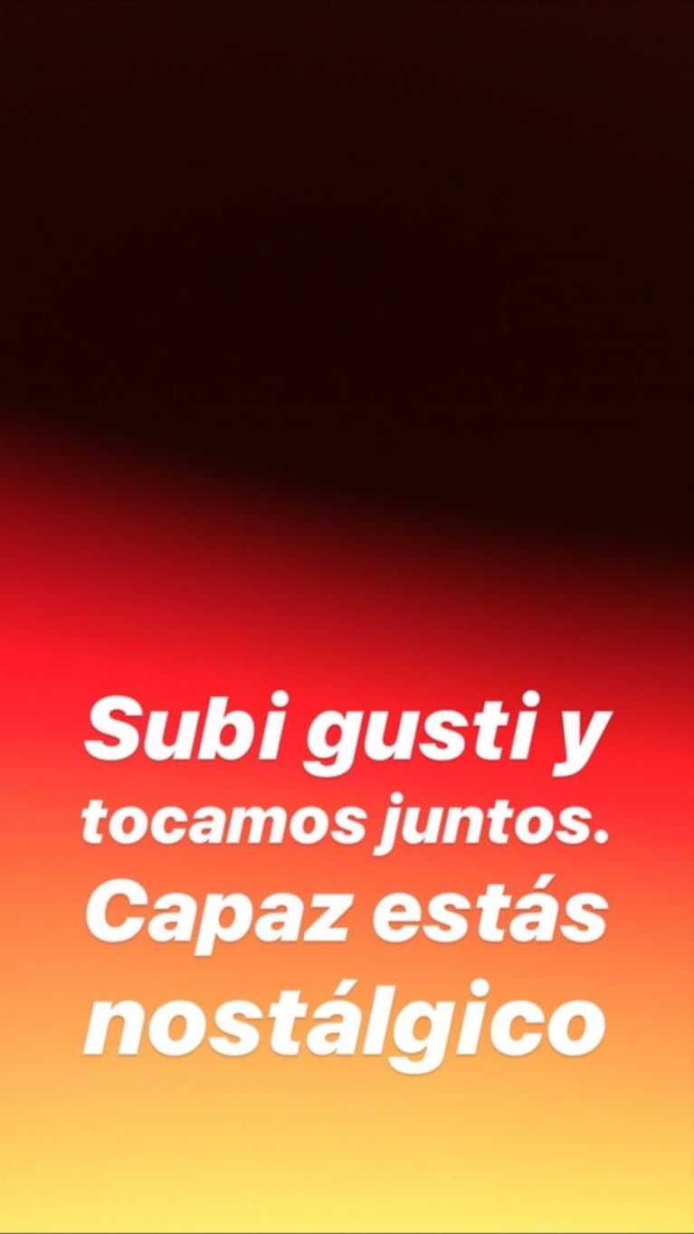 Fran Tinelli recibió quejas de un vecino por hacer de DJ y redobló la apuesta: "100% para vos, Gusti"