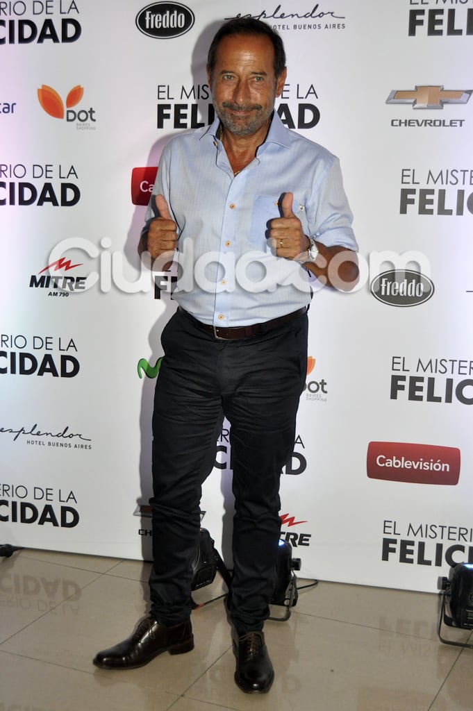 Francella en la avant premiere de El misterio de la felicidad. (Foto: Jennifer Rubio-Ciudad.com)