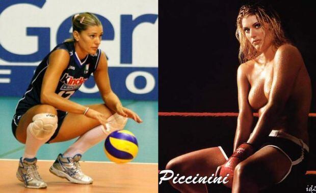 Francesca Piccinini, jugadora de voley del conjunto de Italia. (Fotos: WebIvanovic, Ana)