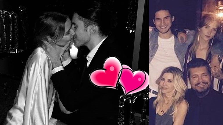 Francisco Tinelli, súper enamorado de su novia: foto a los besos y declaración de amor