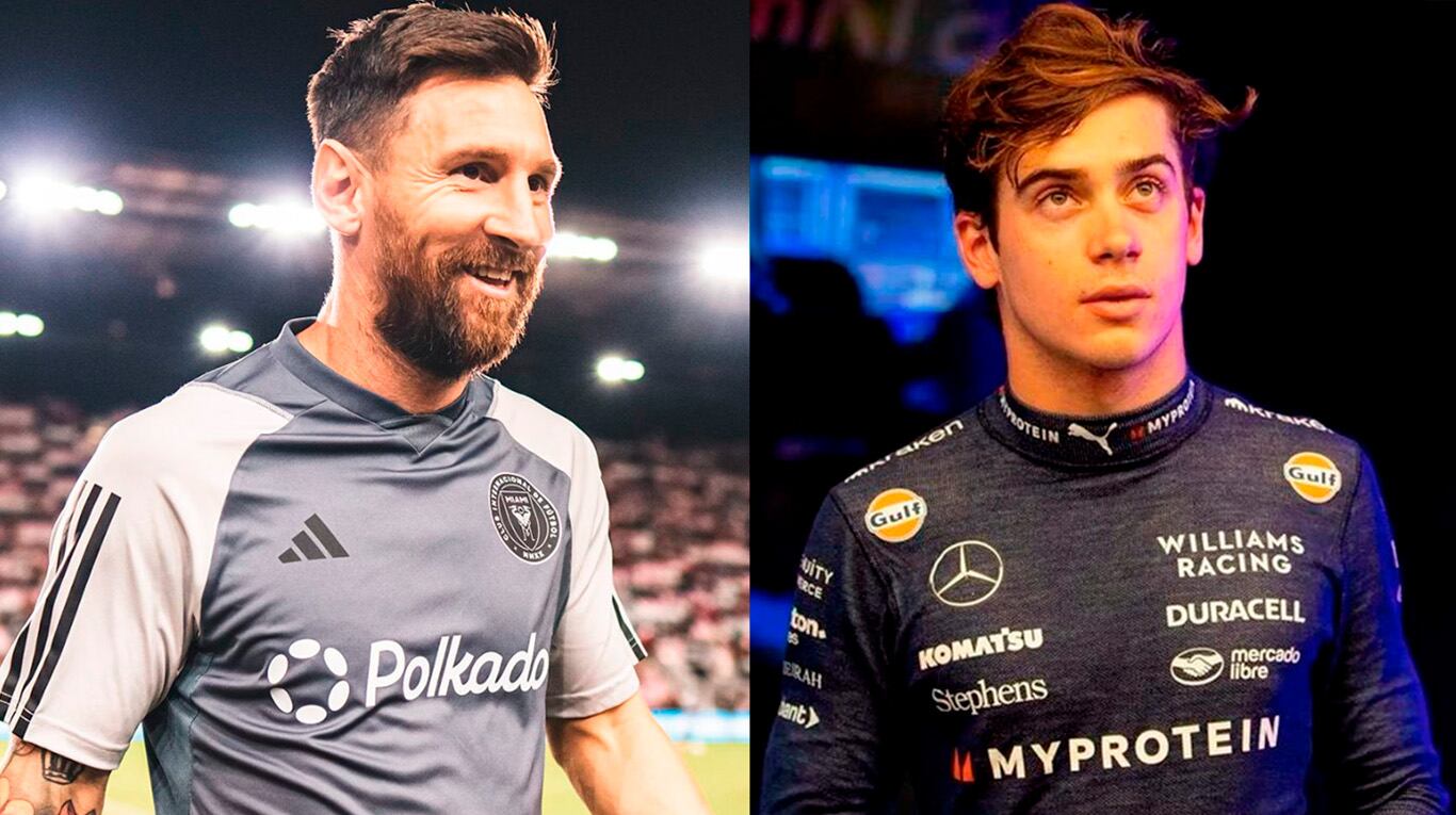 Franco Colapinto se comparó con Lionel Messi y reveló qué los unirá para siempre.