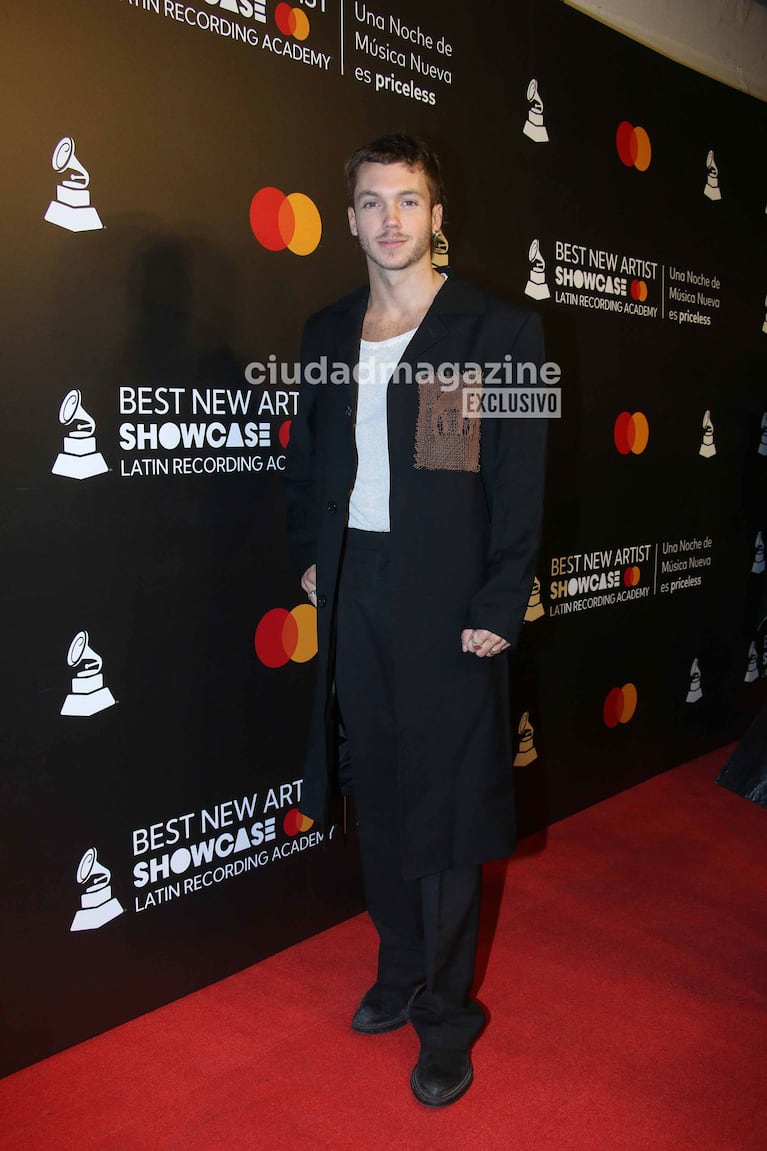 Franco Masini en el Latin Grammy Award for Best New Artist Showcase (Foto: Movilpress).