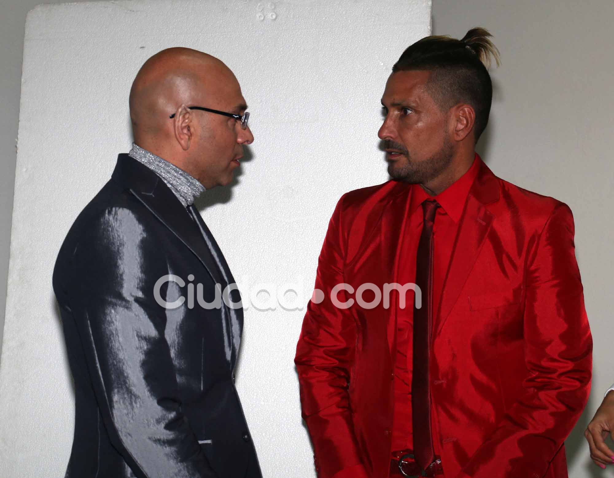 Freddy Villarreal y El Tirri en la presentación de Marcianos en la casa. (Foto: Movilpress-Ciudad.com)