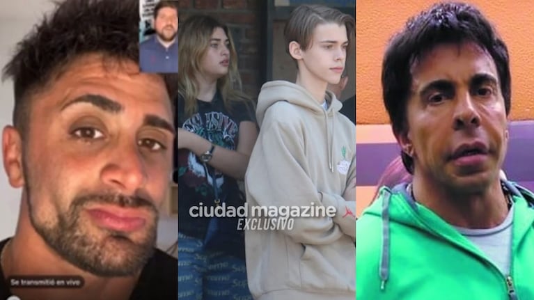 Fuerte comentario de Pablo, el sobrino de Gustavo Martínez, contra Felipe Fort (Fotos: Captura, Ciudad Magazine y Web)