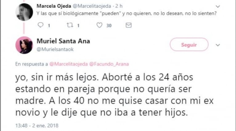 Fuerte confesión de Muriel Santa Ana: "Aborté a los 24 estando en pareja porque no quería ser madre"