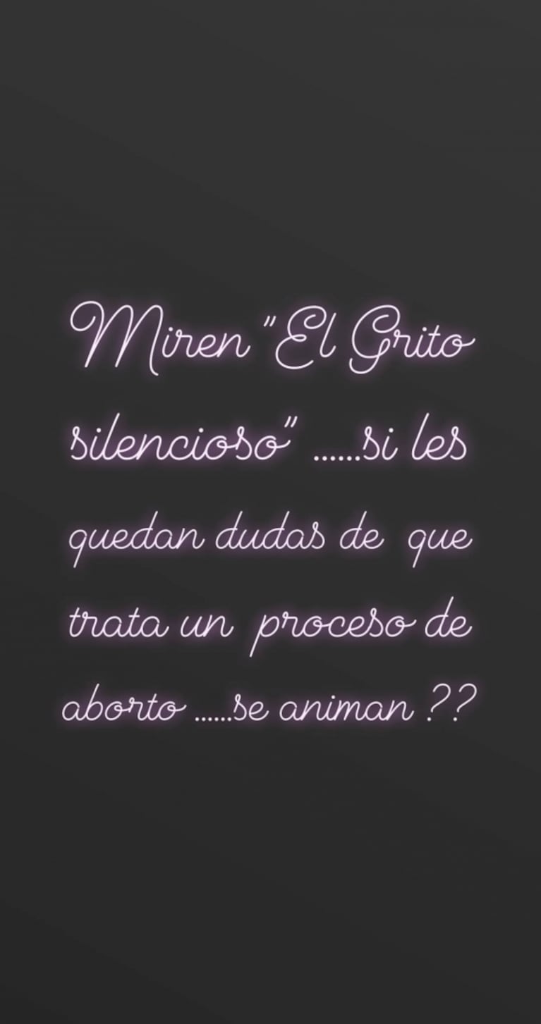 Fuerte descargo de Nicole Neumann contra la legalización del aborto: "Me impresionan las mujeres pidiendo a gritos el asesinato"