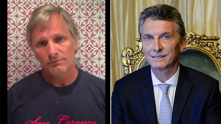 Fuerte frase de Viggo Mortensen contra Mauricio Macri