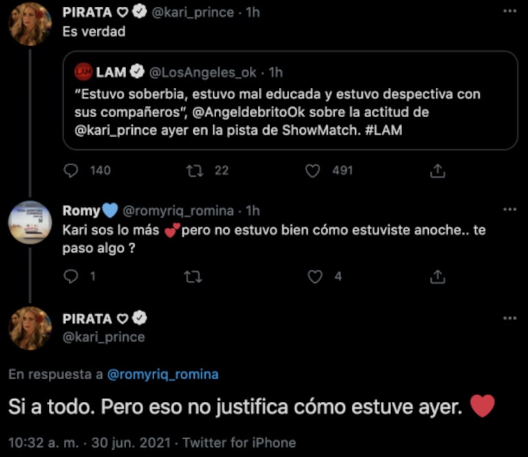 Fuerte mea culpa de Karina La Princesita tras su polémico cruce con el jurado en La Academia: "No justifica cómo estuve" 