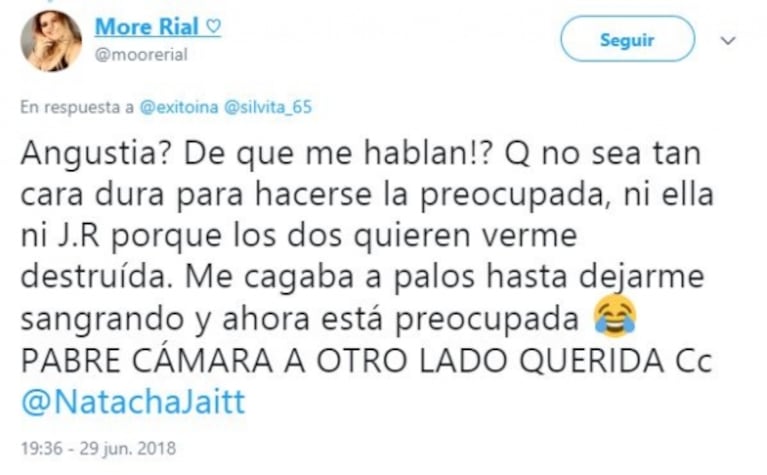 Fuerte mensaje público de Morena Rial contra Silvia D’Auro y Jorge Rial "Quieren verme destruida"