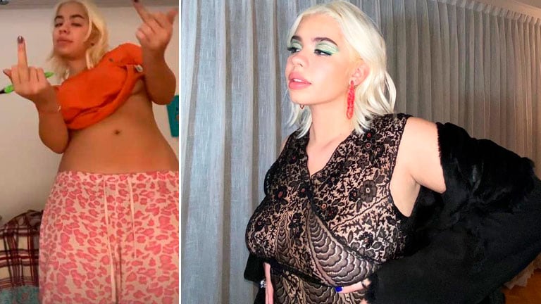 Fuerte reacción de la hija de Andrea del Boca por las críticas a su cuerpo que recibió de los haters