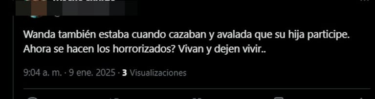 Fuerte repudio a Mauro Icardi por cazar animales junto a sus hijas y letales críticas a China Suárez