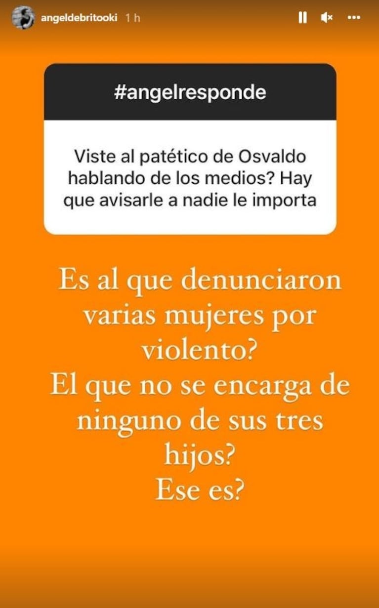 Fuerte respuesta de Ángel de Brito a Daniel Osvaldo: "¿Es al que denunciaron varias mujeres por violento?"