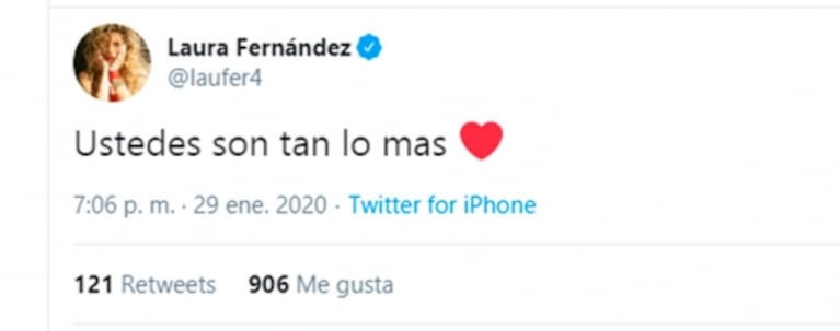 Fuerte tweet de Pepe Ochoa contra Laurita Fernández tras contar que ya no son amigos: "Vas a salir perdiendo"