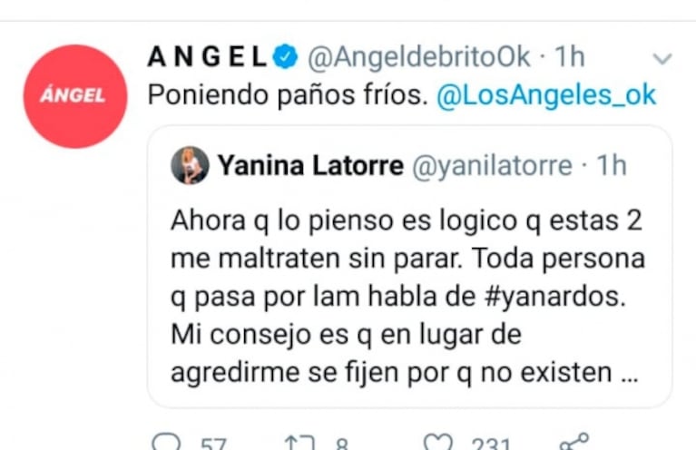 Fuerte tweet de Yanina Latorre contra Karina Iavícoli y Andrea Taboada tras su discusión en LAM: "Fracasadas"