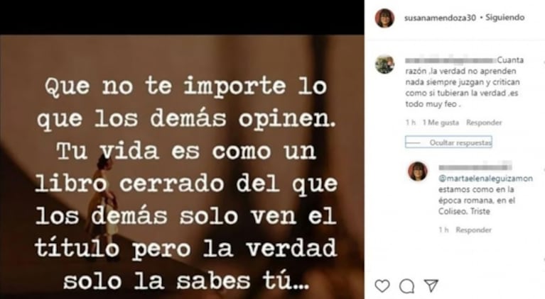 Fuertes mensajes de la madre de Samanta de Bake Off antes de la final: "Que no te importe lo que los demás opinen"