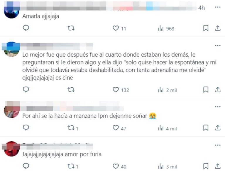 Furia mintió con su salud en Gran Hermano 2023 y en las redes reaccionaron con todo