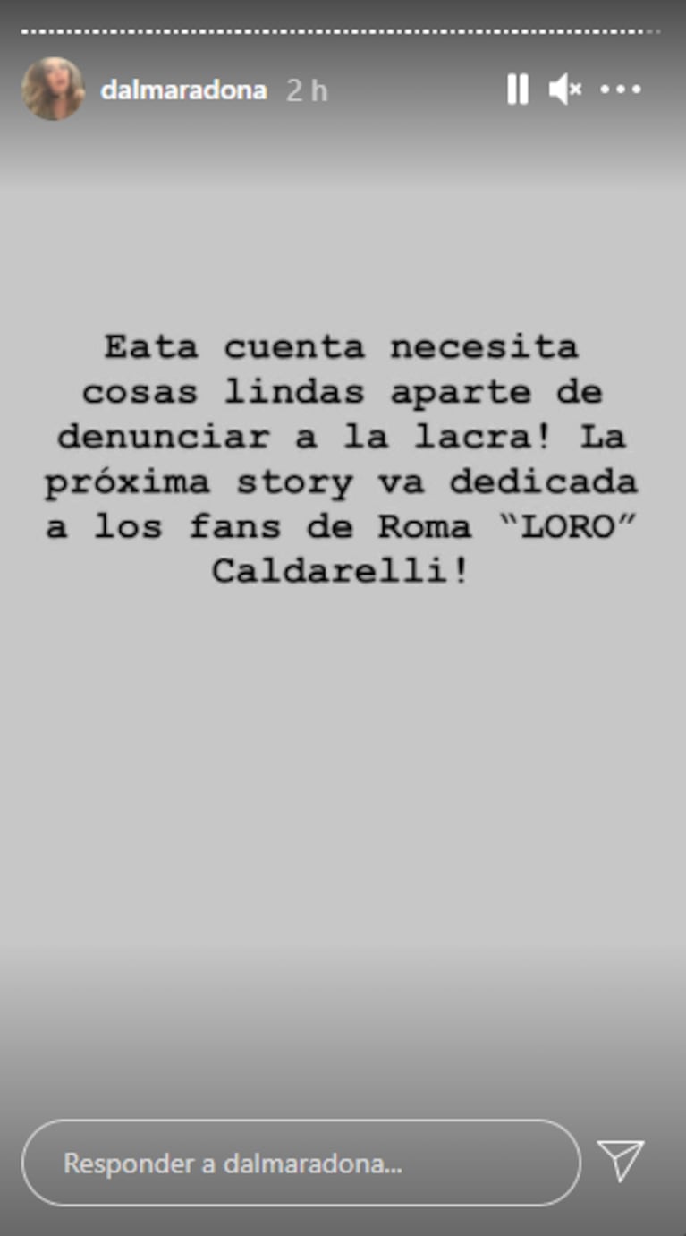 Furioso ataque de Dalma Maradona a Leopoldo Luque por su "desfile mediático": "¡Cholulo, ineficiente y rata!"