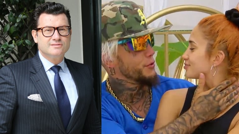 Gabriel Oliveri habló de los rumores de embarazo de Melody Luz y Alex Caniggia en El Hotel de los Famosos (Fotos: Web)