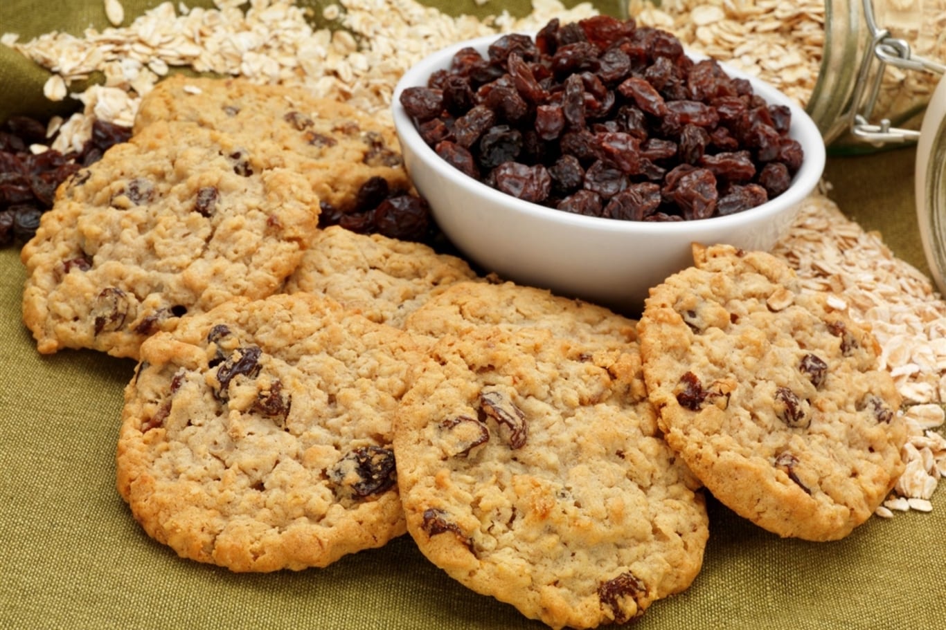 Galletitas de avena y pasas: riquísimas para merendar o llevar al trabajo