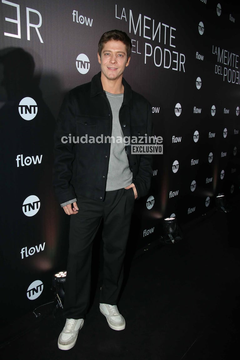 Gastón Dalmau en el estreno de La Mente del Poder (Fotos: Movilpress).