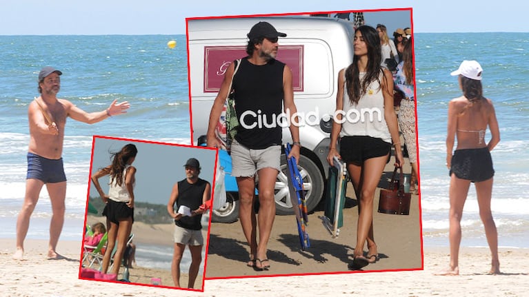 Gastón Pauls y su novia, Valentina Barrios Hackembruch, en Punta del Este. (Fotos: GM Press)